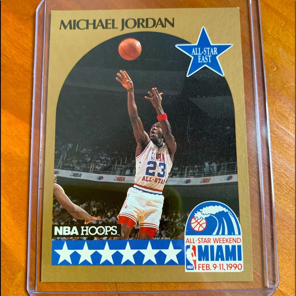 Michael Jordan 1990 NBA HOOPS CARD